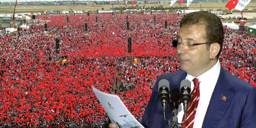 Ekrem İmamoğlu, 560 bin kişinin katıldığı Atatürk Havalimanı Millet Bahçesi'ndeki kutlamaya 'korsan' dedi