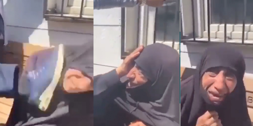Suriye uyruklu yaşlı kadına tekmeli saldırı: Sosyal medyada tepki yağdı