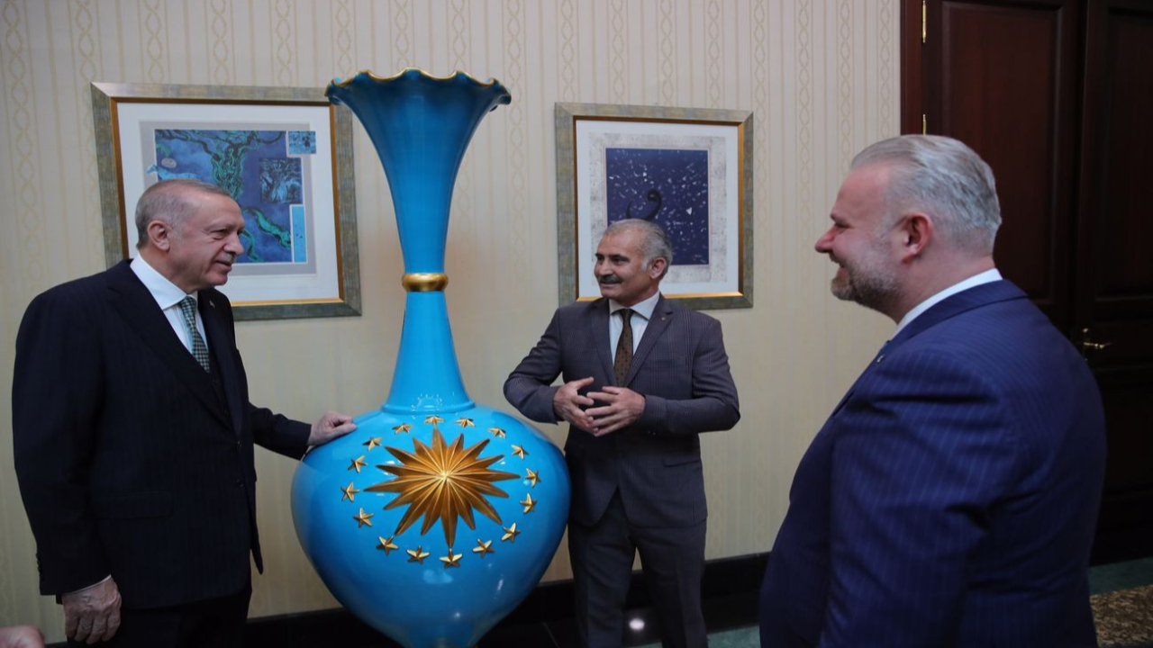 Cumhurbaşkanı Erdoğan çok beğendi! 50 adet sipariş etti liderlere hediye edecek