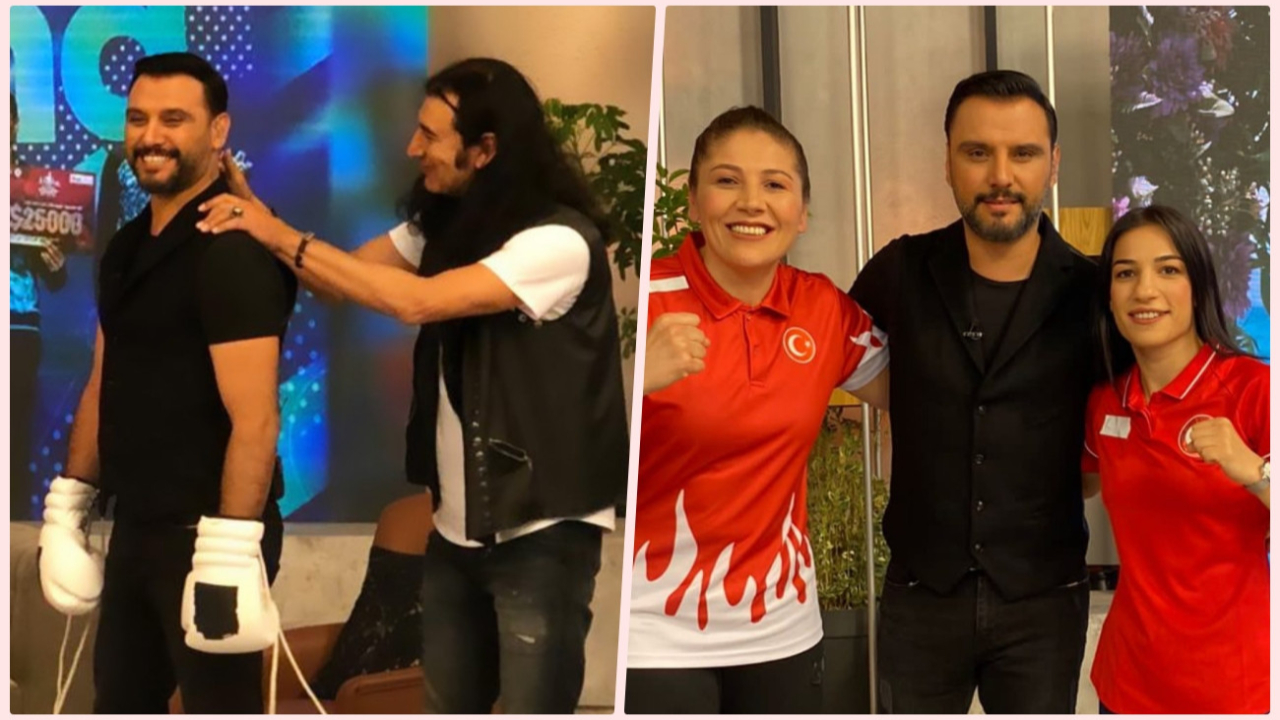 Alişan, milli boksör Ayşe Çağırır'a meydan okumaya kalkınca stüdyodan kaçmak zorunda kaldı