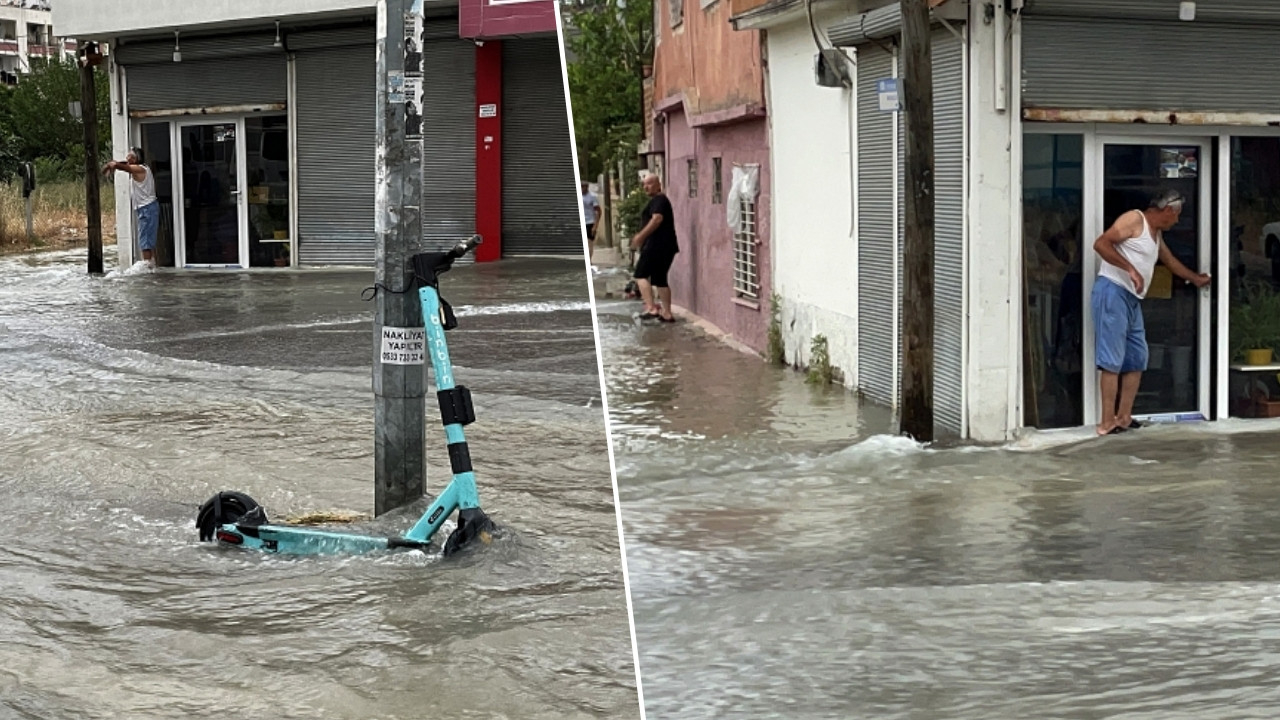 Adana'da içme suyu borusu patladı: Ev ve iş yerlerini su bastı! Vatandaşlar çukura düşmekten son anda kurtuldu!