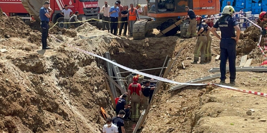 Başakşehir'de inşaat alanında göçük: 1 işçi hayatını kaybetti!