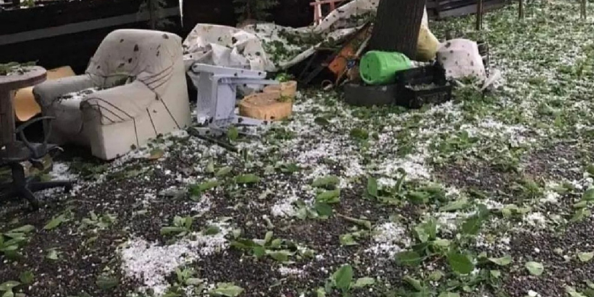 Ankara’nın bazı ilçelerinde dolu etkili oldu