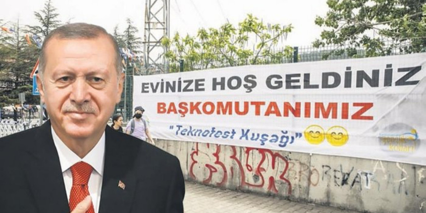 AK Parti kampının startı bugün Cumhurbaşkanı Erdoğan'ın konuşmasıyla verilecek: Yollarda dikkat çeken pankartlar!