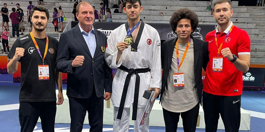 Milli taekwondocu Emre Kutalmış Ateşli, turnuvanın ikinci gününde Roma'da altın madalya kazandı!