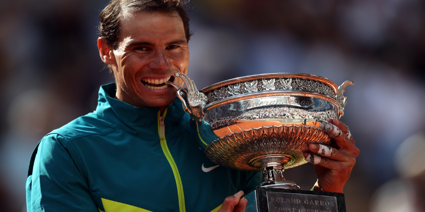 Fransa Açık Tenis Turnuvası şampiyonu İspanyol Rafael Nadal