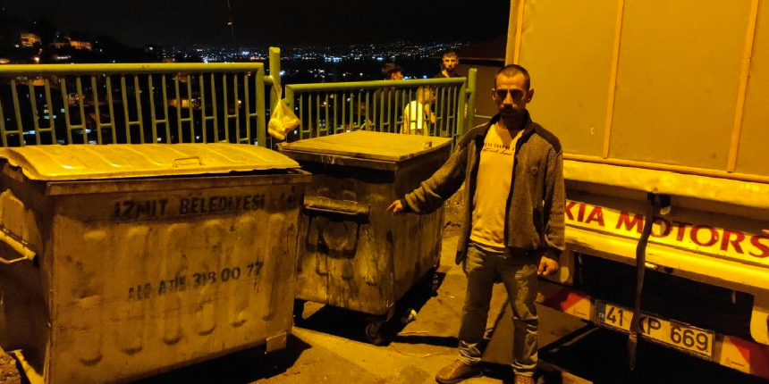 3 yaşındaki çocuk, konteynerle duvar arasına sıkıştı