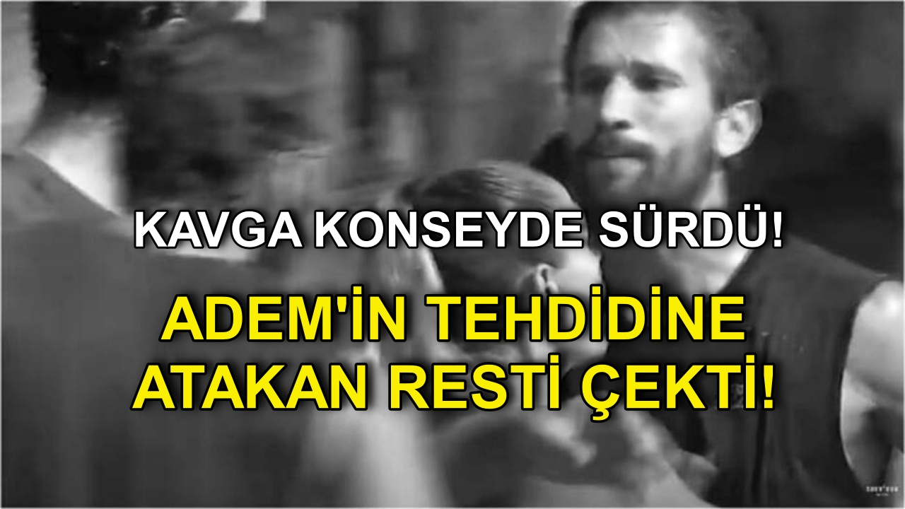 Survivor 2022'de Konseyde Büyük Restleşme! Adem Kılıçcı Tehdit Etti, Atakan Resti Çekti!