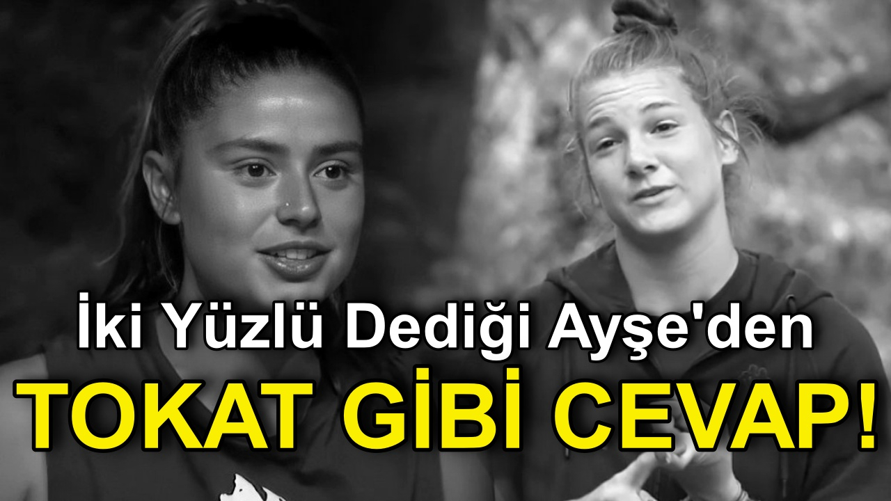 Survivor 2022'de Nisa Bölükbaşı'nın İki Yüzlü Dediği Ayşe Yüksel'den Olay Cevap!