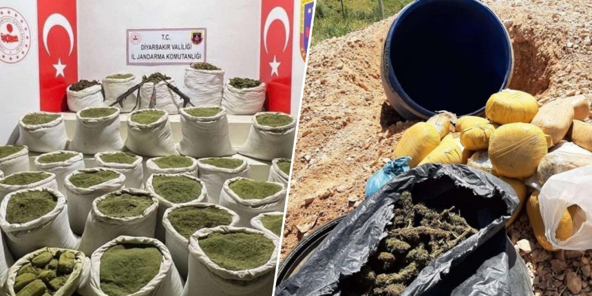 Eren Abluka-15 Operasyonu başladı: 1 ton esrar, 2 milyon 144 bin kök kenevir ele geçirildi!