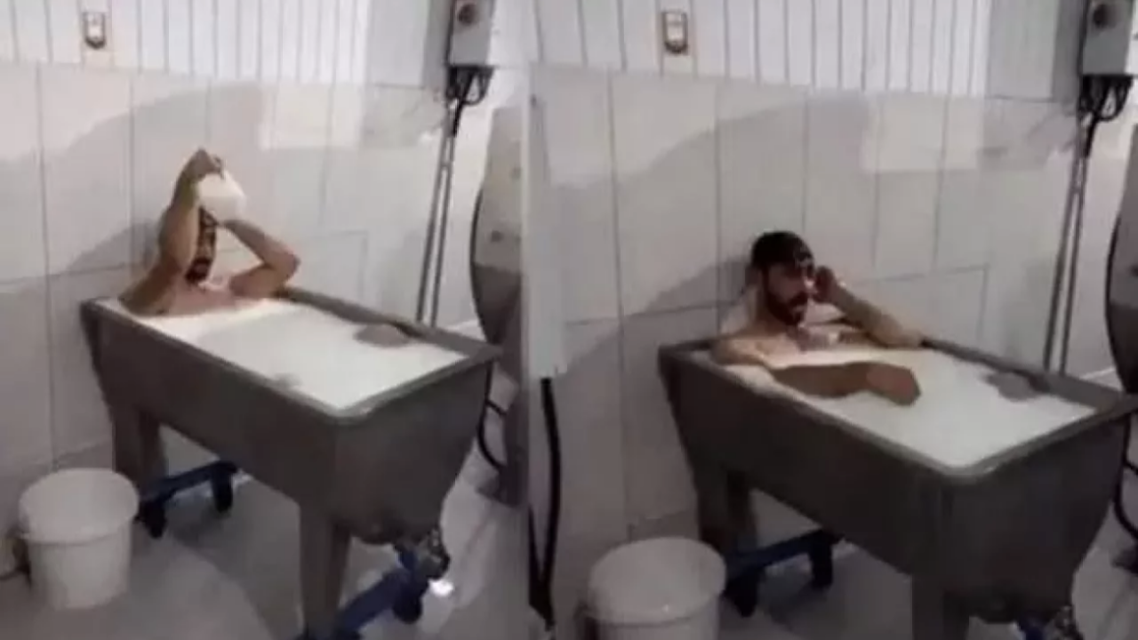 Süt banyosu görüntüleri tepki toplamıştı: Tazminat kazandı