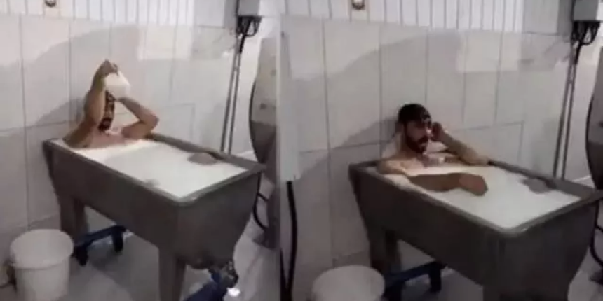 Süt banyosu görüntüleri tepki toplamıştı: Tazminat kazandı