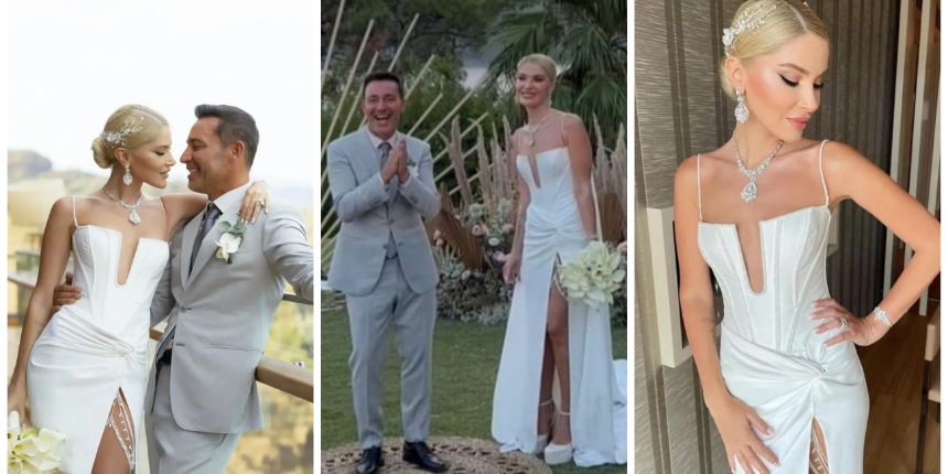 İtalya'da evlenen Mustafa Sandal ile Melis Sütşurup, Marmaris'te düğün yaptı