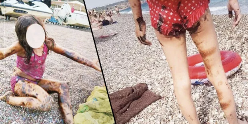 Denize girene zift bulaşıyor: Antalya sahillerinde yabancı madde!