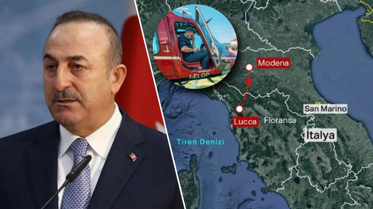 Bakan Çavuşoğlu duyurdu: İtalya'da kaybolan helikopterin yeri tespit edildi!