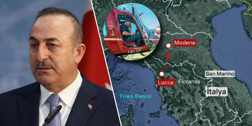 Bakan Çavuşoğlu duyurdu: İtalya'da kaybolan helikopterin yeri tespit edildi!