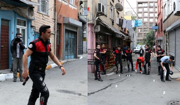Beyoğlu'nda oto tamirhanesine silahlı saldırı: 1 ölü, 2 yaralı...