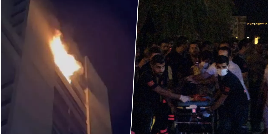 Diyarbakır'da 25 katlı binada yangın: 1 kişi hayatını kaybetti