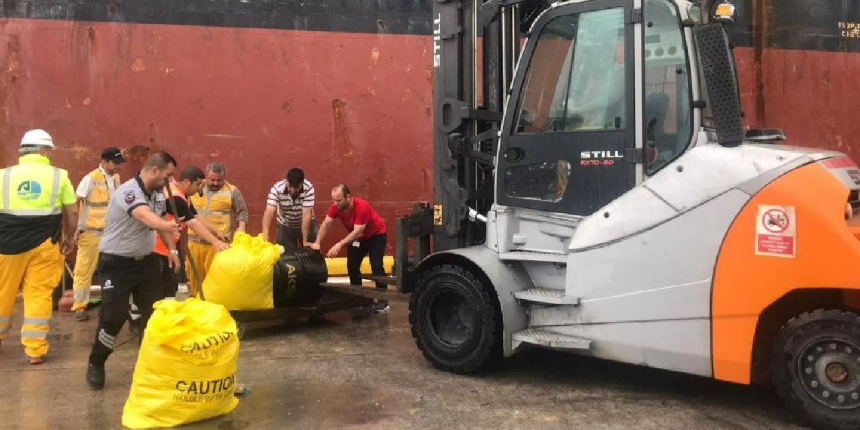 Denizi kirleten gemiye 4 milyon 315 bin 898 TL para cezası!