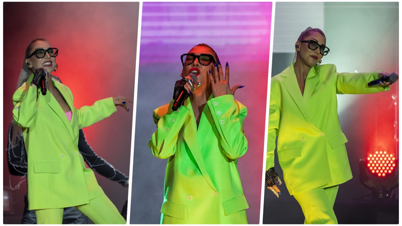 Kıyafet tercihi bu kez şaşırttı! Hande Yener'in neon tarzı