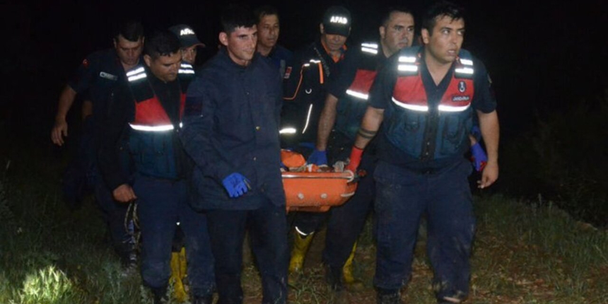 Karaman'daki sel felaketinde ölen kadının eşi ve çocuğu şans eseri kurtuldu
