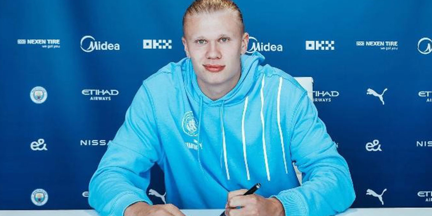 Son Premier Lig şampiyonu Manchester City, Erling Haaland transferini resmen açıkladı