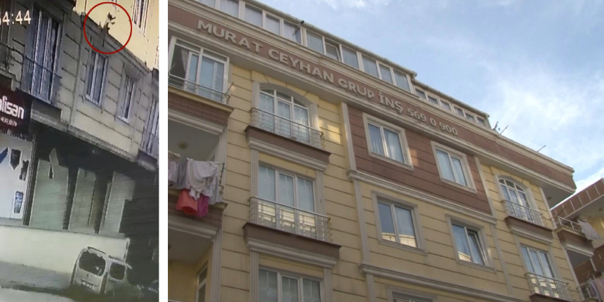 Annesi sağlık ocağına gitti, 2 yaşındaki çocuk pencereden düştü! Feci ölüm kamerada
