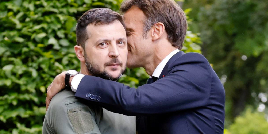 Liderler, Ukrayna’nın AB üyeliğine destek verdi! Macron - Zelenskiy kucaklaşması dikkat çekti