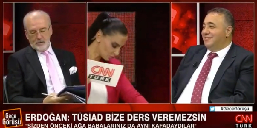 CNN Türk'te Hande Fırat'a 'örümcek provakasyonu'! Canlı yayında panikledi