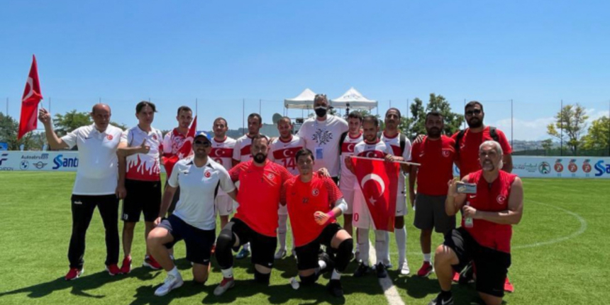 Sesi Görenler Milli Futbol Takımı’ndan büyük başarı! Avrupa ikincisi oldu