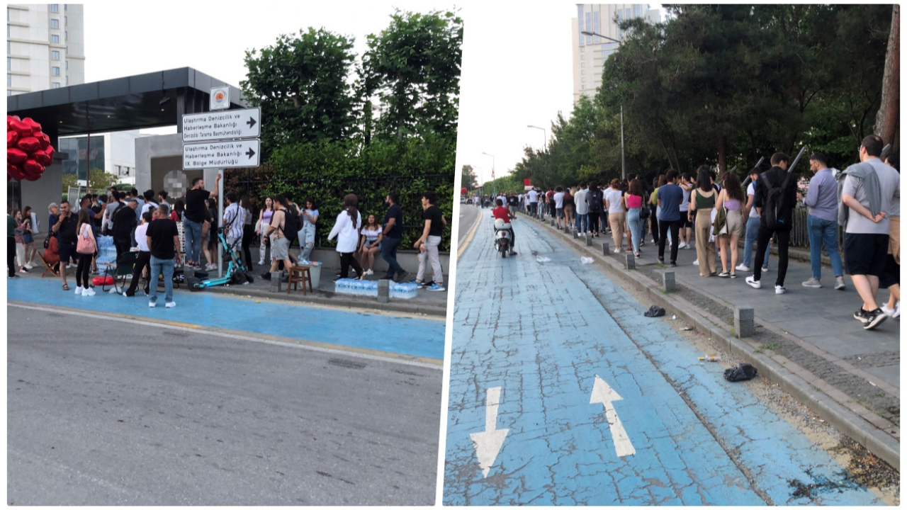 Samsun'da Manga, Fatma Turgut ve Sefo hayranları yüzlerce metrelik kuyruk oluşturdu