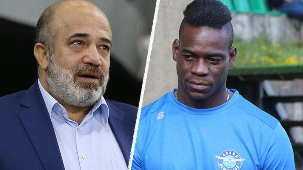 Galatasaray'ın gündemindeki Balotelli için Başkan Sancak'tan transfer açıklaması