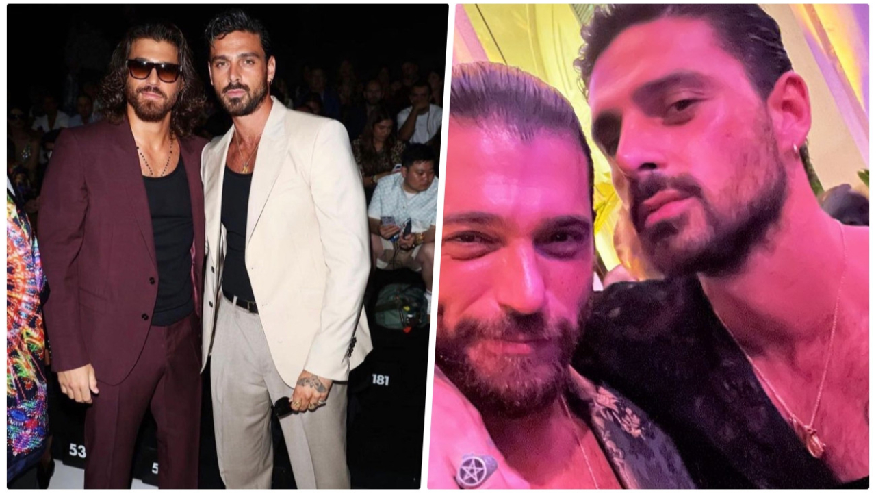 Can Yaman ile 365 Gün'ün yıldızı Michele Morrone bir araya geldi