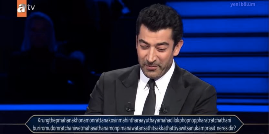 Kim Milyoner Olmak İster'e 168 harfli kelime damga vurdu!