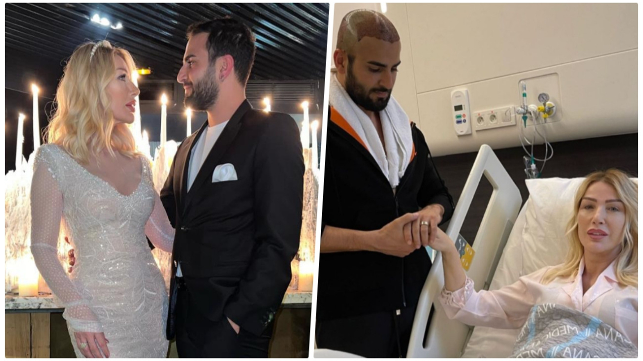 Seda Sayan eşi Çağlar Ökten ile birlikte aynı anda estetik yaptırdı