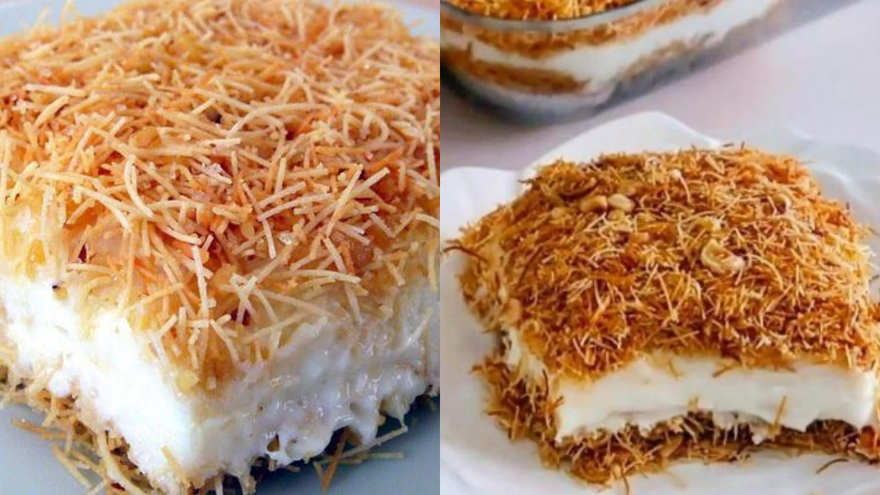 Kadayıflı muhallebi tatlısı nasıl yapılır? Bu lezzet aklınızı başınızdan alacak!