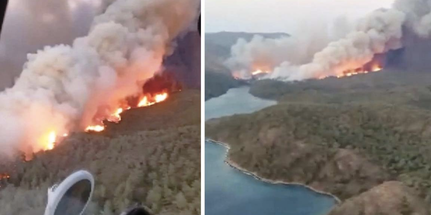Marmaris Belediye Başkanı duyurdu: Gece görüşlü helikopterlerin müdahalesi gerekiyor