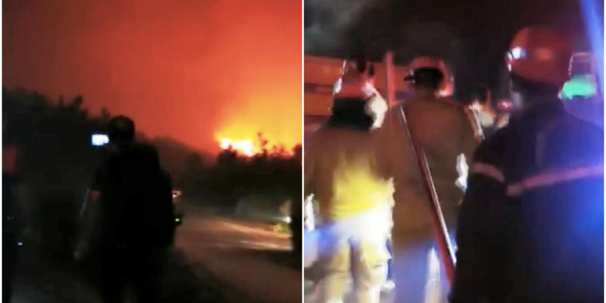 Marmaris'te alevlerin tehdit ettiği bölge tahliye edildi: AFAD'tan açıklama geldi