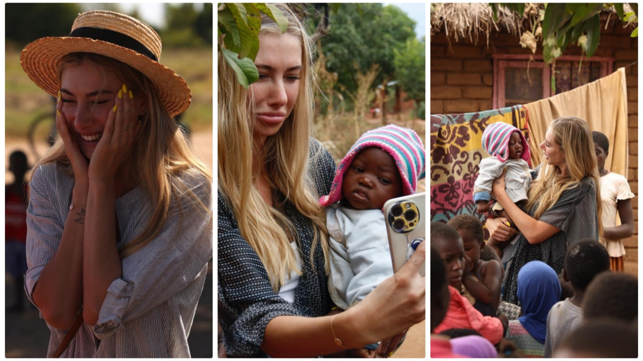 Şeyma Subaşı bu kez takdir topladı! Afrika'da yetim çocuklarla bir araya geldi