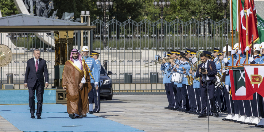 Cumhurbaşkanı Erdoğan ile Prens Selman'ın görüşmesi sona erdi