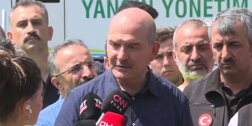 Marmaris'te sabotaj ihtimali! Bakan Soylu'dan flaş açıklama: Yangının çıkışına dair bir tespitimiz ve bir kimliğimiz var!