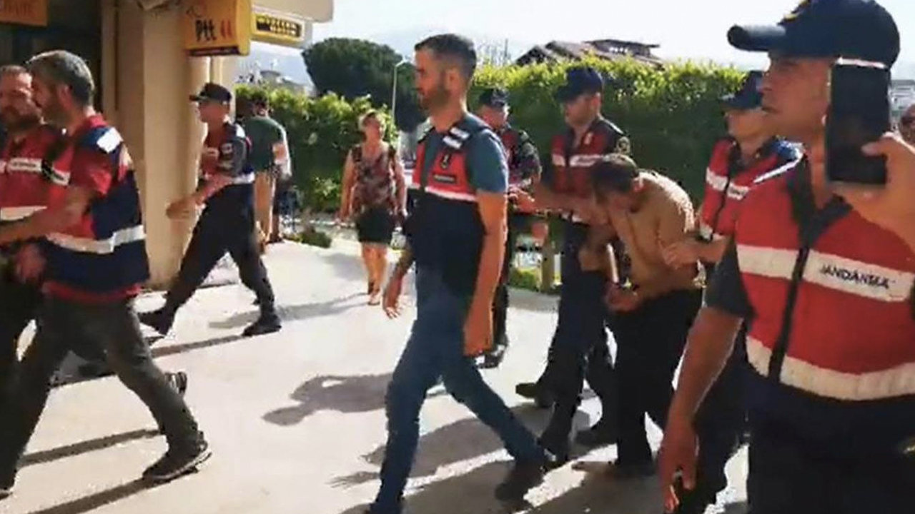 Marmaris'teki orman yangınının faili adliyeye sevk edildi