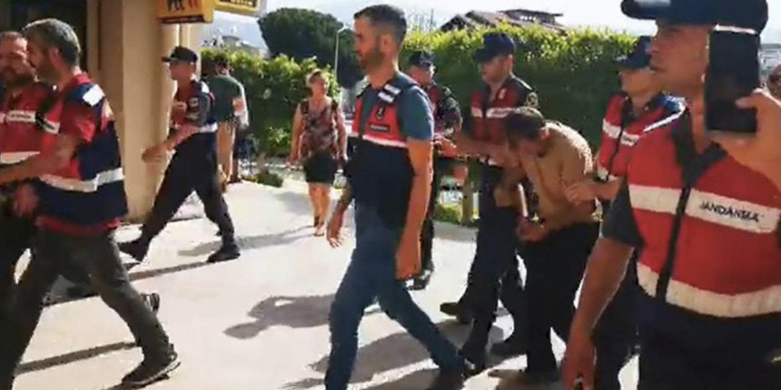 Marmaris'teki orman yangınının faili adliyeye sevk edildi