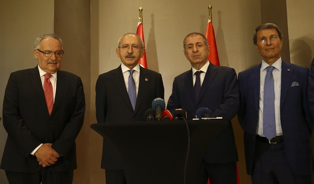 Kılıçdaroğlu, Özdağ ve Halaçoğlu ile bir araya geldi...