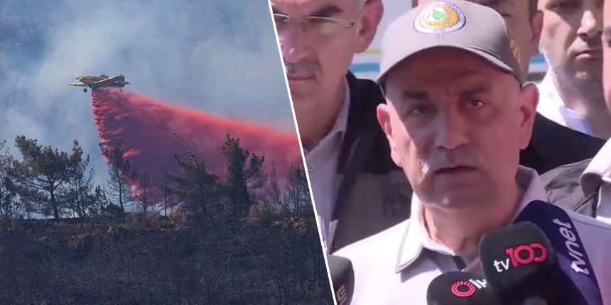 Bakan Kirişci sevindiren haberi duyurdu: 5 gündür devam eden orman yangını tamamen kontrol altına alındı!