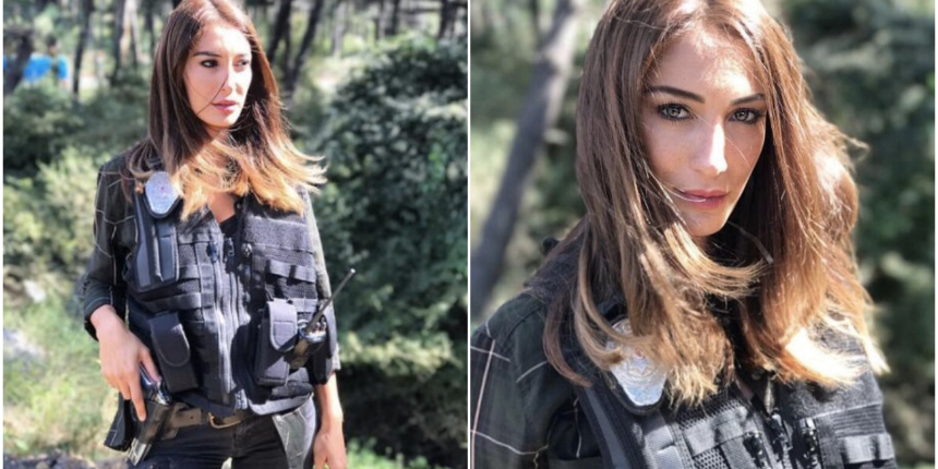 Arka Sokaklar'ın Bahar komiseri, karın kasıyla şov yaptı