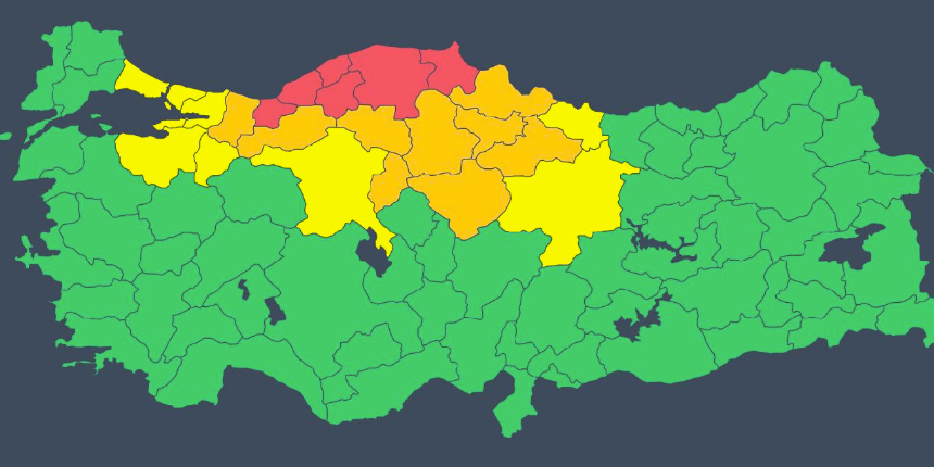 AFAD'dan Batı Karadeniz'e kırmızı uyarı! Ekipler, sel ve su baskınlarına karşı teyakkuz halinde