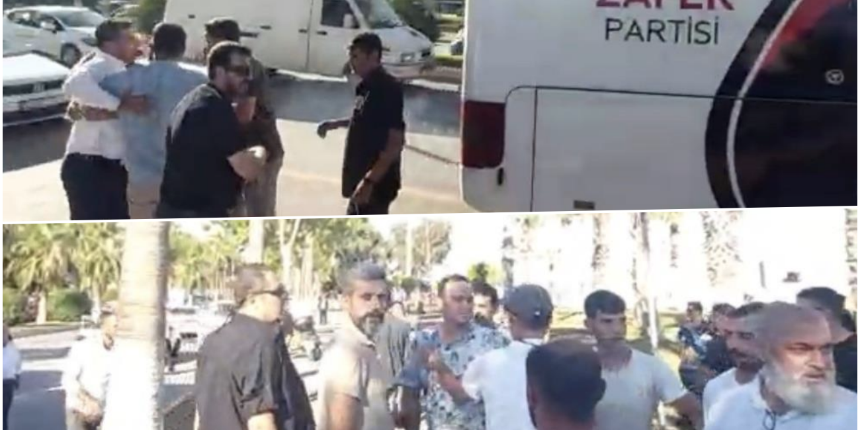 Ümit Özdağ'ın konvoyunda kaza gerginliği: Korumalar, vatandaşı darp etti