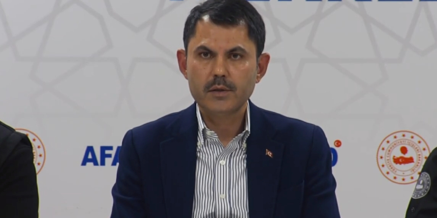 Bakan Murat Kurum, selden etkilenen Bozkurt’ta