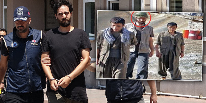 Teröristlerle fotoğrafı çıkan HDP Milletvekili Hüda Kaya'nın oğlu serbest bırakıldı